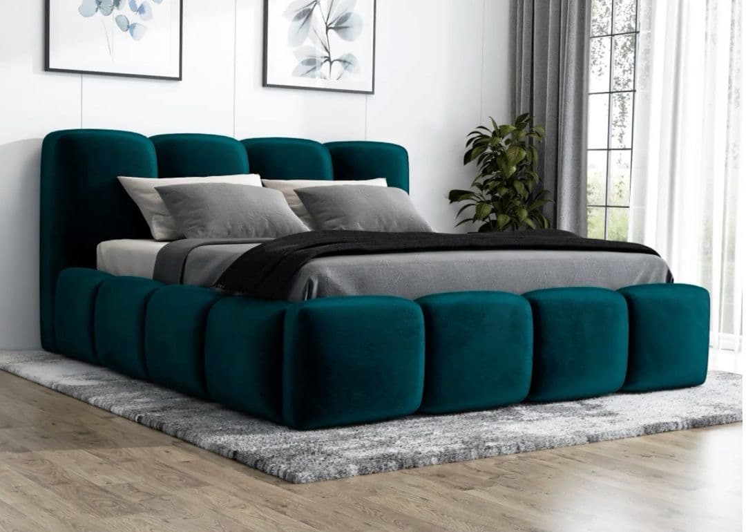 Upholstered King Bed - View 1