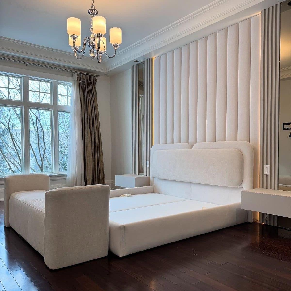 Upholstered King Bed - View 3