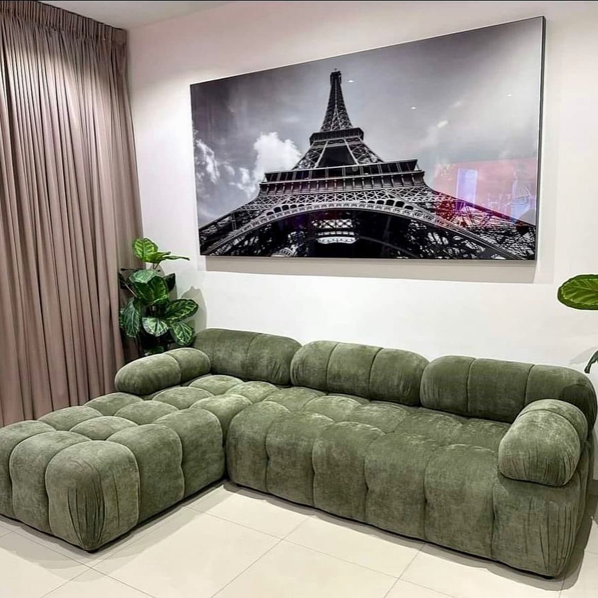 Luxury Fabric Sofa - View 2