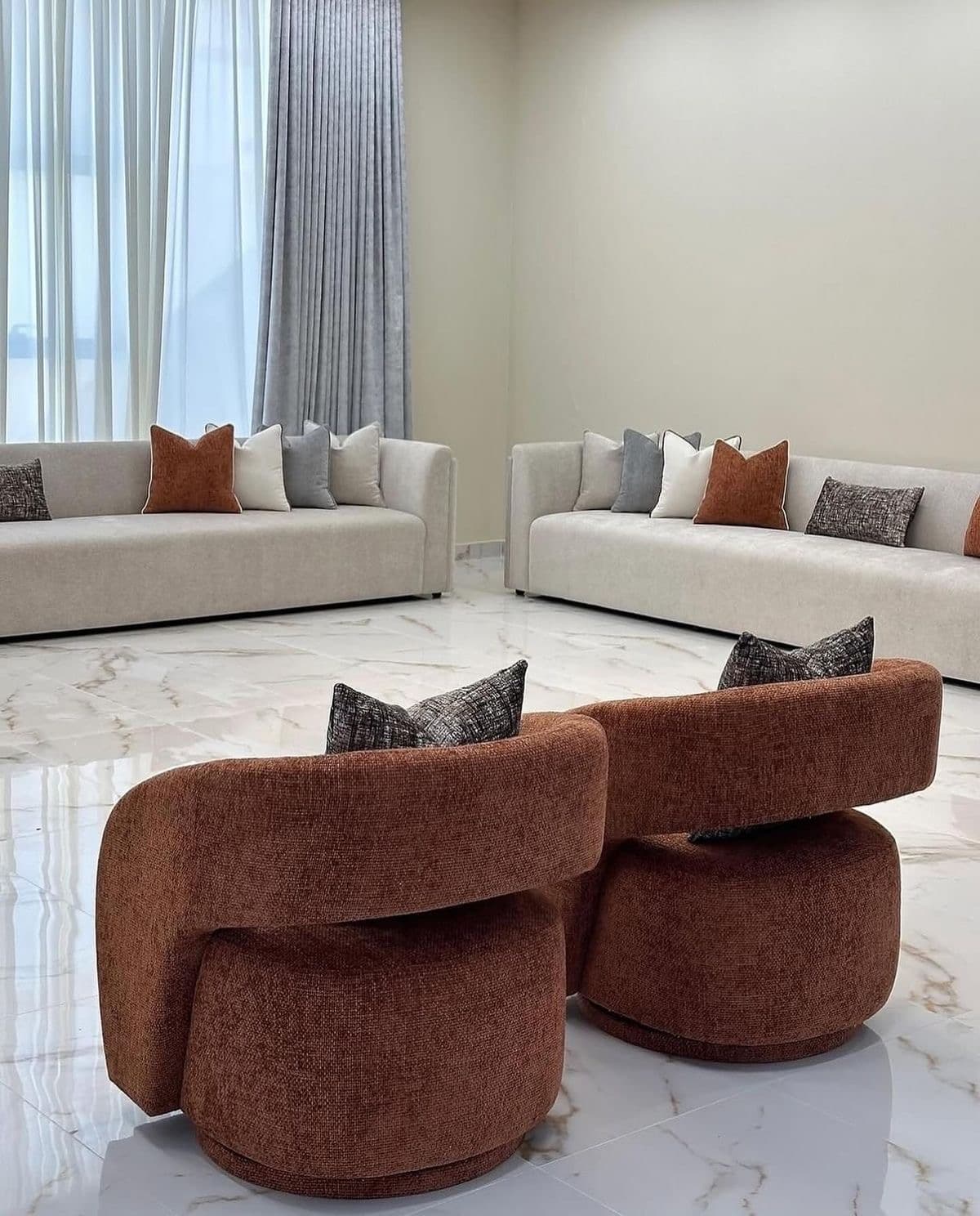 Luxury Fabric Sofa - View 3